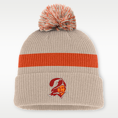 Tampa Bay Buccaneers Rewind Peak Men's Nike NFL Cuffed Pom Beanie